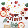 Air Balloon Birthday Theme pastel macaroon paper banner garland fan Manufactory